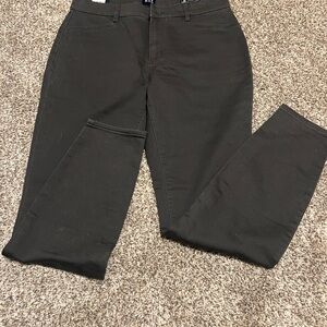 GAP Gray Straight-Leg Pants